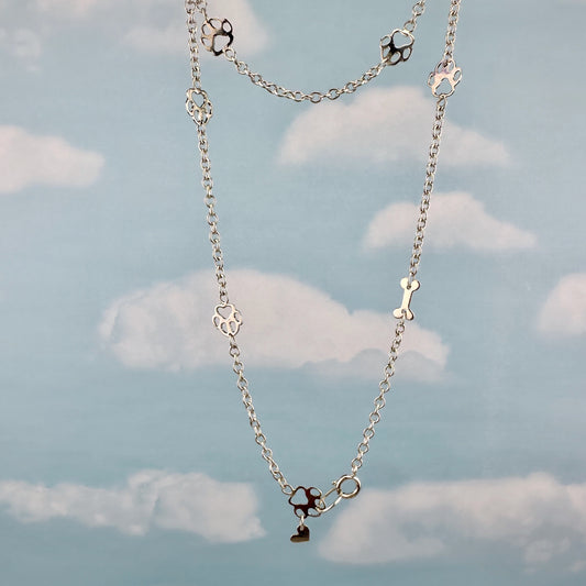 Multiple paws Necklace