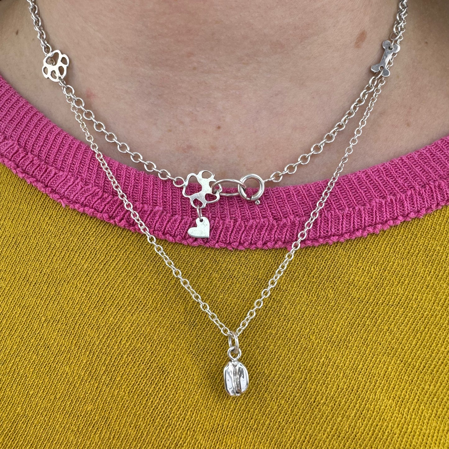Little Coffee Bean Necklace