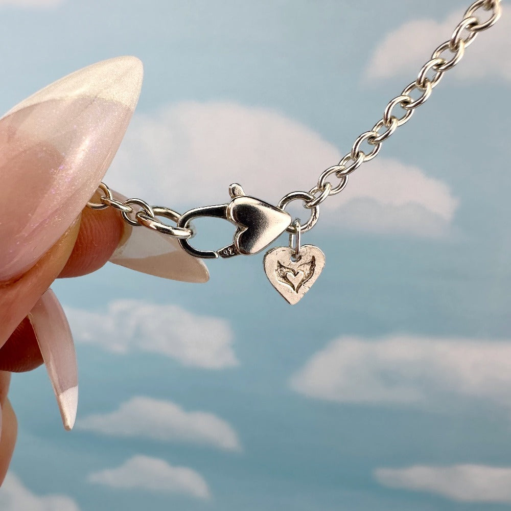 Lavender Heart CG Treasures Necklace
