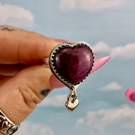 Ruby Heart CG Treasures Ring