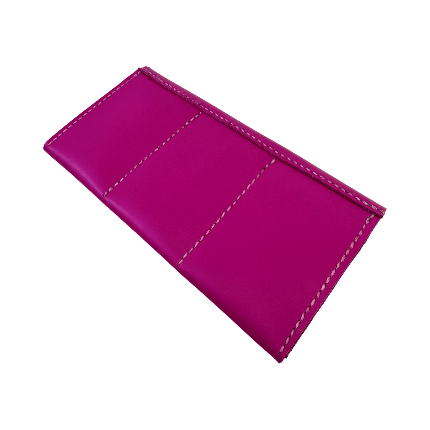 Fuchsia leather wallet
