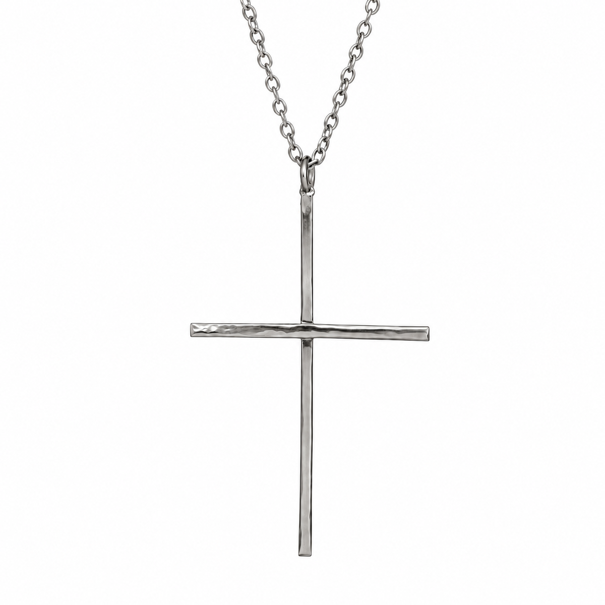 "PaPa don't PREACH" Large Cross Necklace