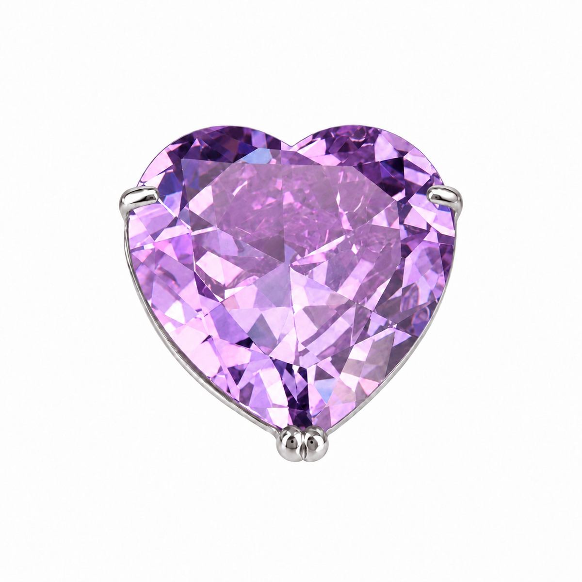 Lavender Heart CG Treasures Ring
