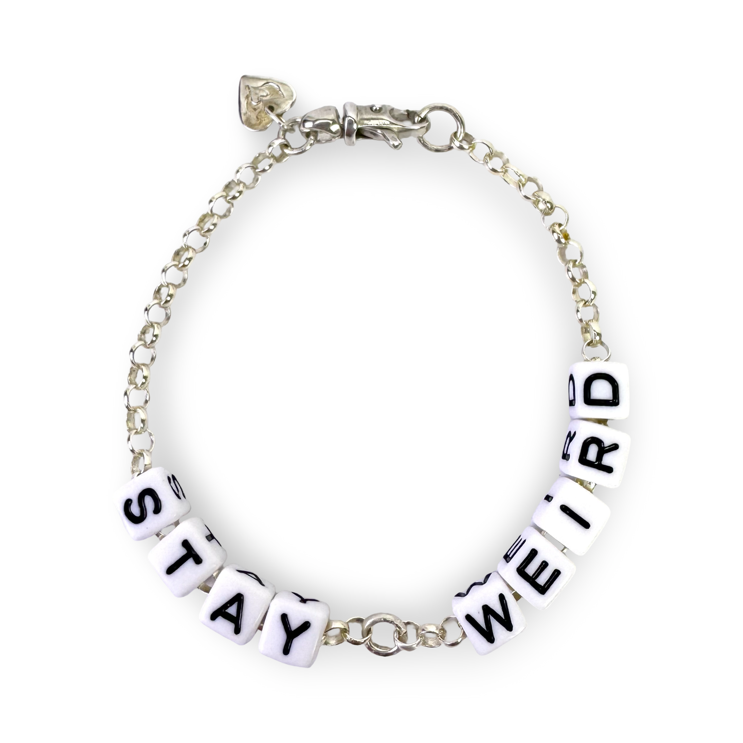 STAY WEIRD bracelet