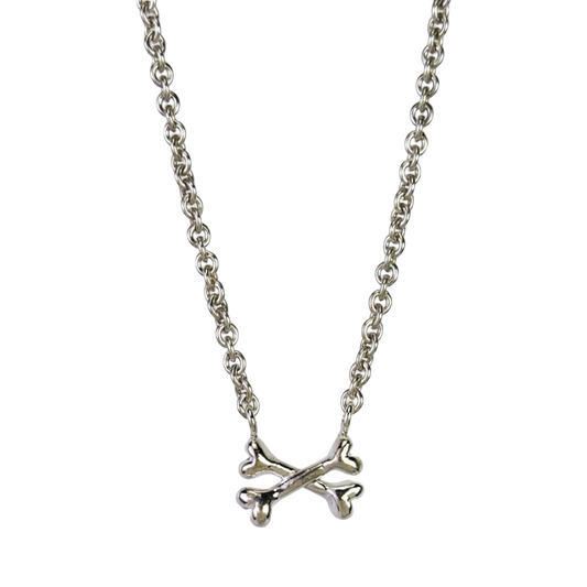 Crossed Dog Bones Necklace