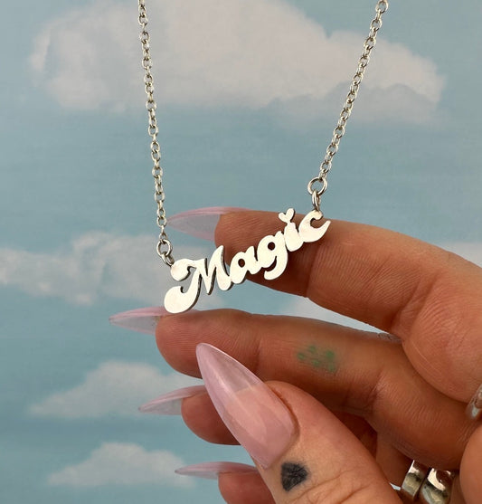 Magic Hand cut Necklace.
